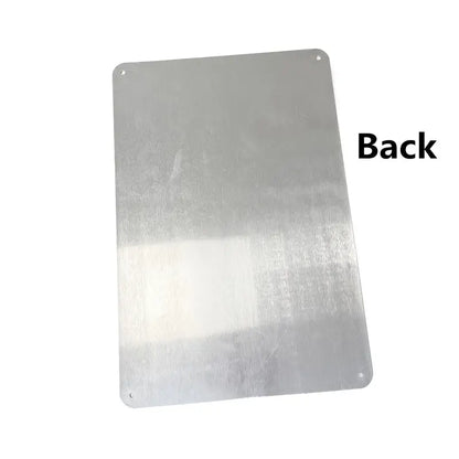 Metal Aluminum Farm Fresh Eggs Wall Art Sign (8x12in)