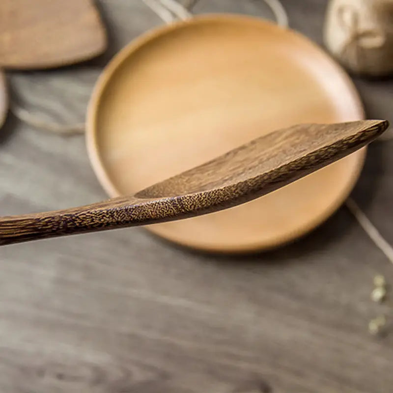 Solid Wood Chicken Wing Spoon and Kitchen Utensils