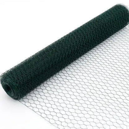 Large Size Galvanized Hexagonal Floral Green Chicken Wire, Outdoor Anti-Rust Chicken Wire Poultry Netting For Garden, Large Chicken Coop Wire Fencing