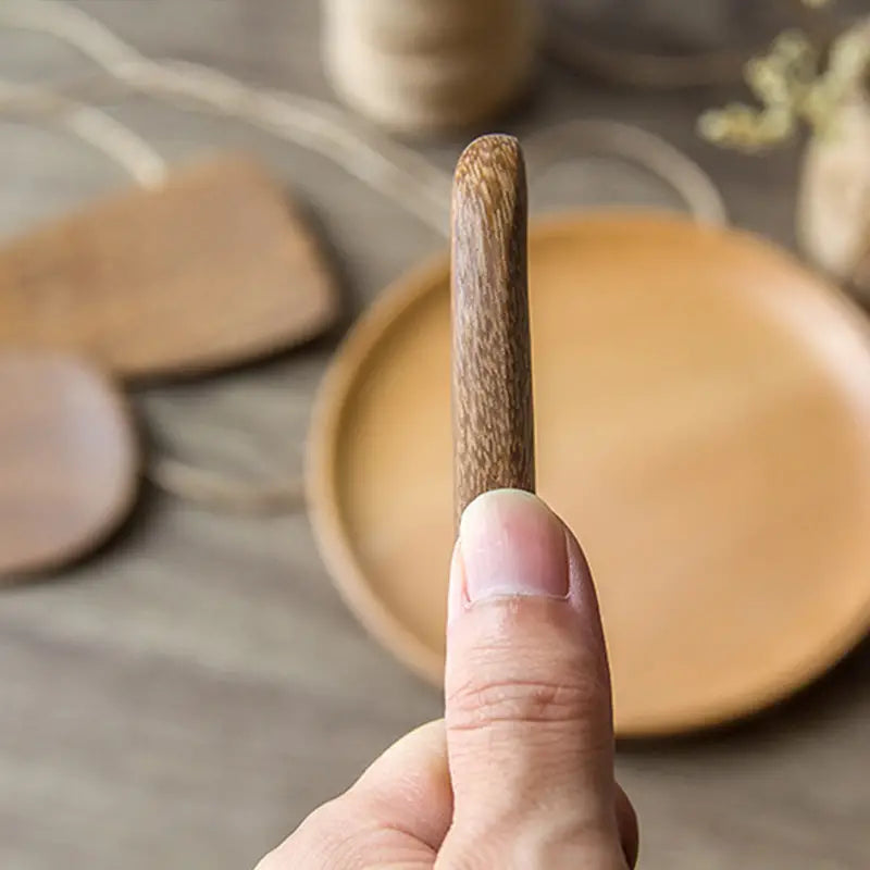 Solid Wood Chicken Wing Spoon and Kitchen Utensils